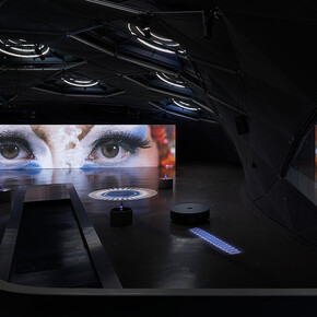 Emilija Škarnulytė, Waters call me home, exhibition view. Courtesy of Kunsthaus Graz