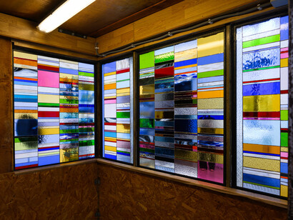 Daria Koltsova, The kiosk, exhibition view. Courtesy of Temnikova & Kasela Gallery