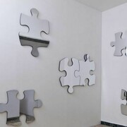 Mona Hatoum, Puzzled, 2009, alluminio lucidato a specchio e MDF, 85 x 60 x 2,5 cm ogni elemento