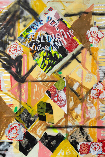 Grace Rosario Perkins, Bananas and lilies (detail), 2026. Courtesy of Company Gallery