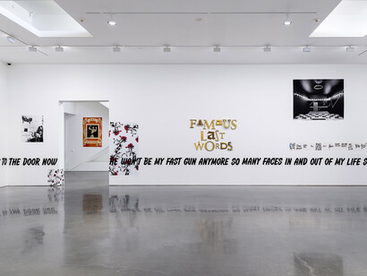 Jack Pierson, Curtains, exhibition view. Courtesy of Regen Projects 