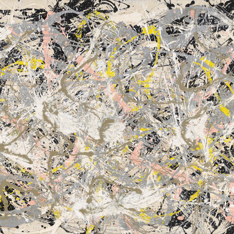 Jackson Pollock, Number 27 (detail), 1950. Courtesy of Museo Nacional Thyssen-Bornemisza 