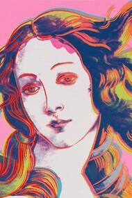Reinterpretazione della Venere di Botticelli da parte di Andy Warhol