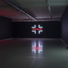 Hubert Czerepok, The enemy is love, exhibition view. Courtesy of Municipal Gallery Arsenał