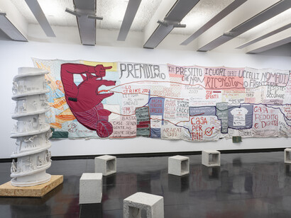 Abitare le rovine del presente, veduta della mostra. Cortesia di MACRO