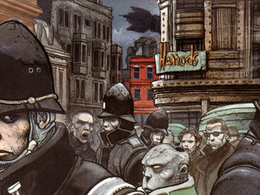 Between 1980 and 1992, Yugoslav-born creator Enki Bilal published the Nikopol Trilogy, a landmark series of three French science fiction graphic novels