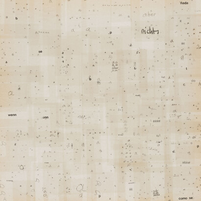 Mira Schendel, Objeto gráfico [Graphic Object] (detail), 1967–1968. © Estate of
Mira Schendel. Courtesy of the estate and
Ortuzar, New York. Photo by Steven Probert