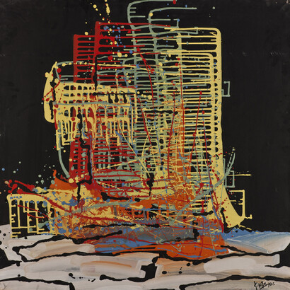 Andrey Krikis, Constructions (detail), 1990. Courtesy of Andakulova Gallery