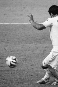 Uruguay logró captar la atención mundial a través de dos sucesos futbolísticos en la semana del 27 de agosto al 2 de septiembre de 2024. En la fotografía, Luis Suarez durante el partido entre Italia y Uruguay, Copa Mundial de la FIFA 2014, Arena das Dunas, Natal, Brasil