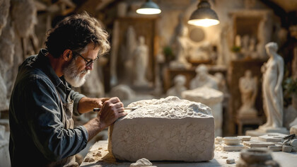 Il lavoro dello scultore: "L’introspezione è infatti un’arte che si affina con la pratica. È come scolpire nel marmo della vita uno spazio di ascolto, sottraendo volume e accrescendo il senso delle cose"