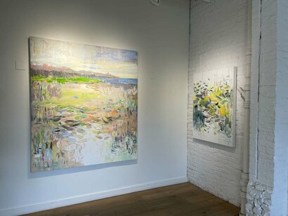 Force of nature: Works by Amy Donaldson and Cynthia Weiss, exhibition view. Courtesy of Gallery 1871