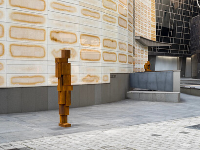 Antony Gormley, Inextricable, exhibition view. Cortesy of White Cube