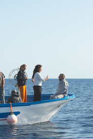 Backstage of Maybe It's Just Seasickness