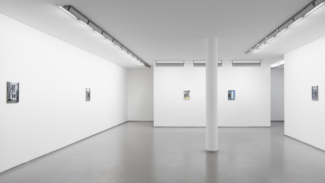 René Luckhardt, Nachtzug nach florenz, ausstellungsansicht. Mit freundlicher genehmigung der Galerie Bernd Kugler