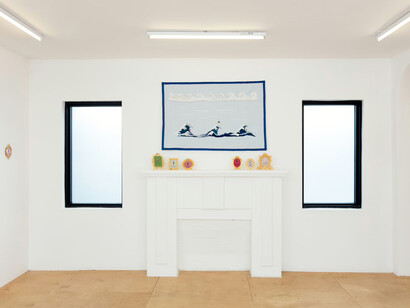 Elsa Hansen Oldham, The abbreviation of eternity, exhibition view. Courtesy of Nina Johnson Gallery