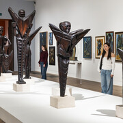 Various artists, Nigerian modernism, exhibition view. Courtesy of Tate Modern