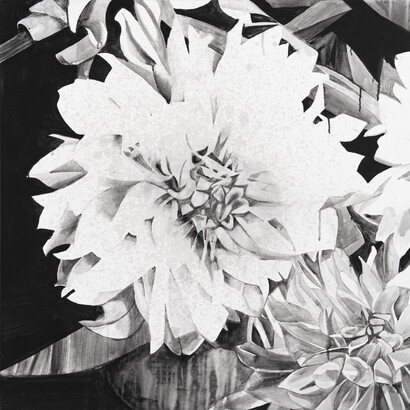 Hiroyasu Tsuri, Kusama’s peony (detail), 2025. Courtesy of Backwoods Gallery