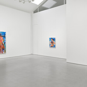 Albert Oehlen, Endless summer, vue d'exposition. Avec l'aimable autorisation de la Galerie Max Hetzler