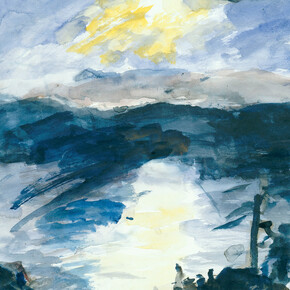 Lovis Corinth, Walchensee landscape, 1925. Mit freundlicher genehmigung der Alten Nationalgalerie