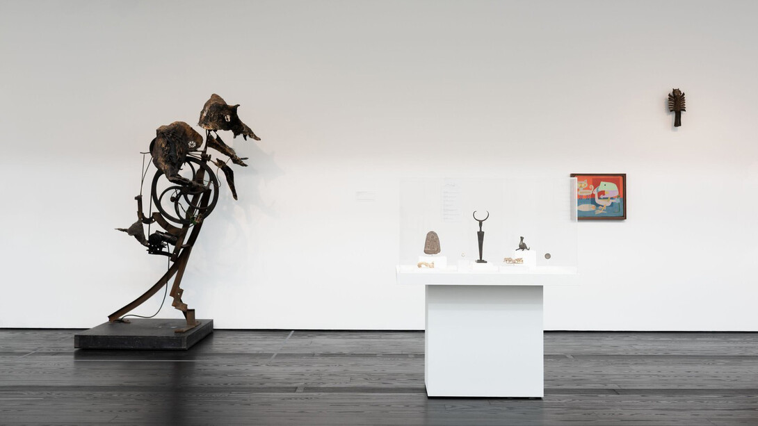 Constant companions, Animals, monsters, and creatures from the collection, exhibition view. Courtesy of Menil
