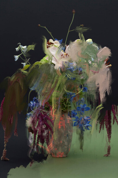 Sandra Kantanen, Still life (flowers 2) (detail), 2020. Courtesy of Turku Art Museum
