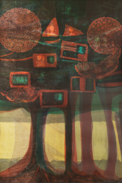 Françoise Gilot, Genealogies, 1989. Courtesy of Rosenberg & Co. Gallery