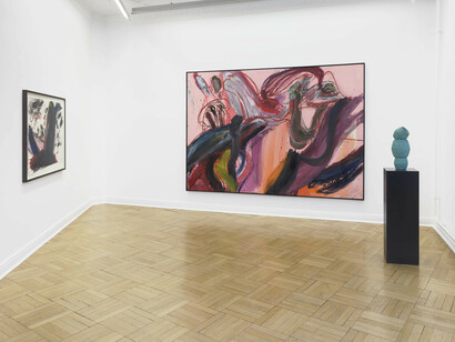 Jaana Caspary, Skulptur, exhibition view. Courtesy of Galerie Friese. Photo by Eric Tschernow