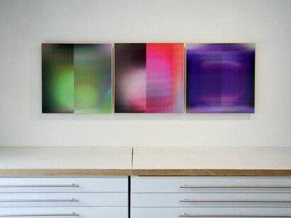 Bill Kane, Light bodies, exhibition view. Courtesy of Themes+Projects
