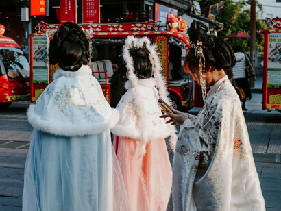 China's traditional garments can still be seen on the streets of Beijing. The Chinese wear their clothing to honor their rich cultural heritage, express national pride, and connect with history