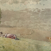 Winslow Homer, Daydreaming, 1880. Courtesy of Avery Galleries