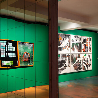 Felicity Hammond, V3 model collapse, exhibition view. Courtesy of The Photographers' Gallery
