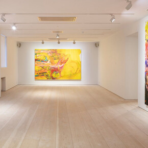 Kirsi Mikkola, Spin n' beam, exhibition view. Courtesy of Galerie Forsblom