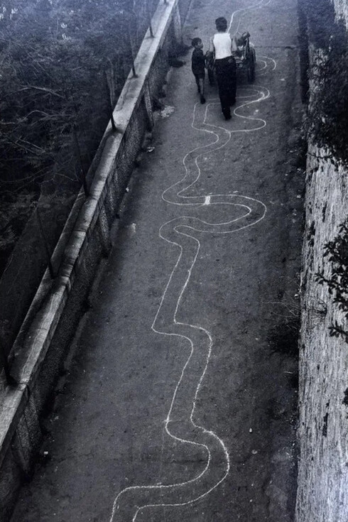 Joseph Buemi, Hill road, San Remo, Italy (detail), 1963. Courtesy of Maus Contemporary
