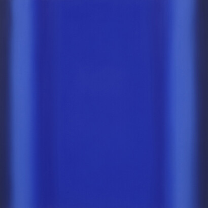 Ruth Pastine, Blue Orange 3-S4848 (Blue Deep), Sense Certainty, Series, 2014, 48 × 48 inches