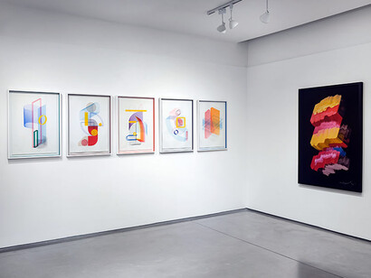 David Sisso, Ludi, exhibition view. Courtesy of Otto Gallery