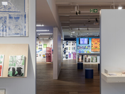 Various artists, Young graphic design Switzerland!, exhibition view. Courtesy of Museum für Gestaltung
