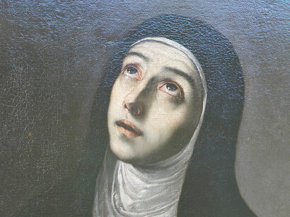 José de Ribera (1591—1652). "Santa Teresa de Jesús", 1630. Museo de Bellas Artes de Sevilla, España