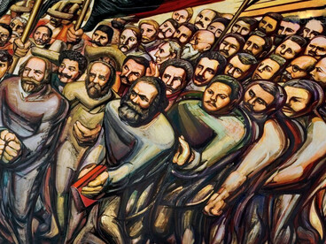 David Alfaro Siqueiros, Del porfirismo a la Revolución (1957–1966, detalle)