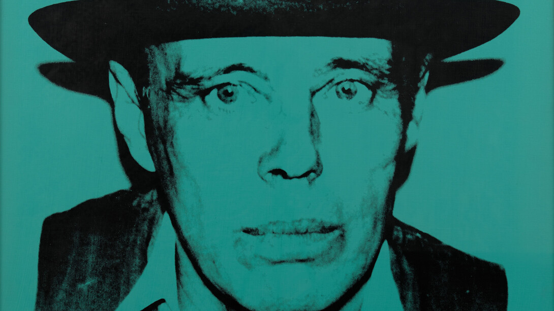 Andy Warhol, Joseph Beuys (detail), 1980. Courtesy of Skarstedt Gallery