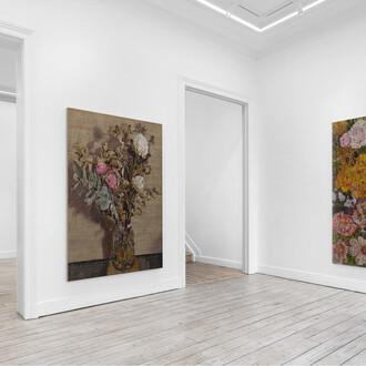 Gregory Hodge, Echo, vue de l'exposition. Avec l’aimable autorisation de Nino Mier Gallery