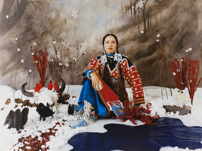 Wendy Red Star, Winter (detail), 2006. Courtesy of National Gallery of Canada