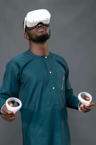 In the future, holographic projections, VR glasses or even brain implants will likely remove burdensome headsets