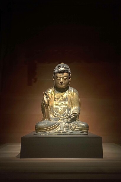 Statua di Siddhartha Gautama, XVII-XVIII secolo, National Museum of Korea, Seoul, Corea del sud