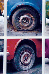 Fiat Nasr (2006) series of 6 C-prints on aluminum 60 x 60 x 60 cm each one.  Courtesy: the artist and GALLERIA CONTINUA, San Gimignano / Beijing / Les Moulins
