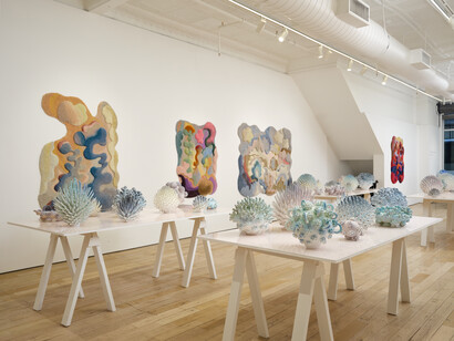 Camilla Iliefski, Shimmering real: perception and the spaces between, exhibition view. Courtesy of HB381 Gallery