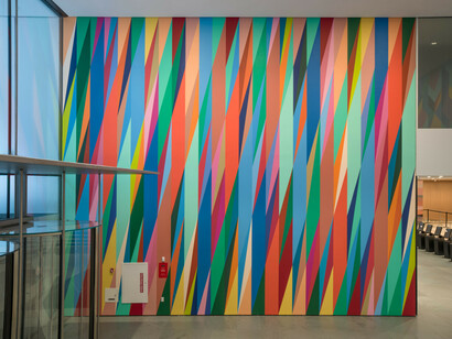 Odili Donald Odita, Songs from life, exhibition view. Courtesy of MoMA