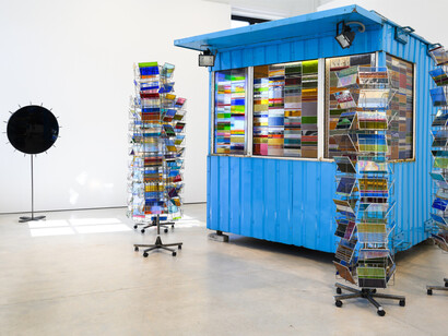 Daria Koltsova, The kiosk, exhibition view. Courtesy of Temnikova & Kasela Gallery