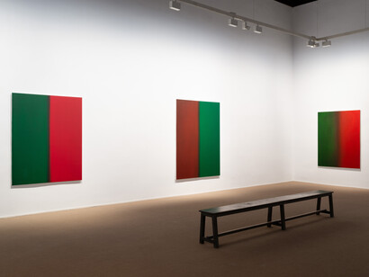 Christoph Steinmeyer, In every beginning there is an end, exhibition view. Courtesy of Galeria Pelaires