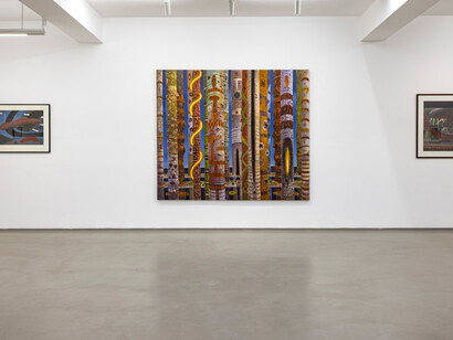 VN Jyothi Basu, The outlier, exhibition view. Courtesy of Galerie Mirchandani + Steinruecke