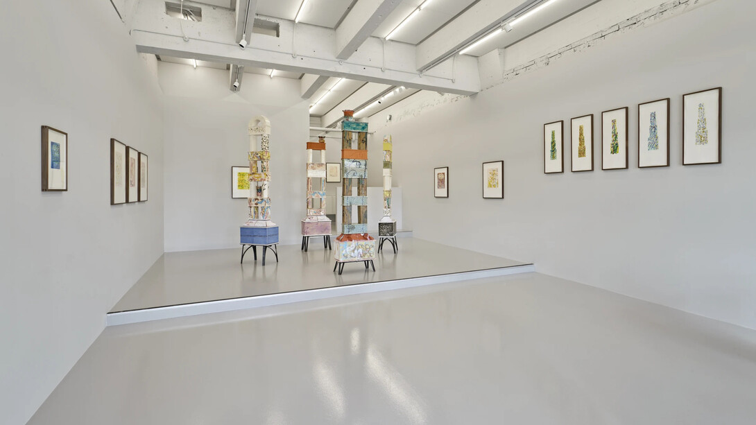 Mikkel Ørsted, Signs and echoes, exhibition view. Courtesy of V1 Gallery